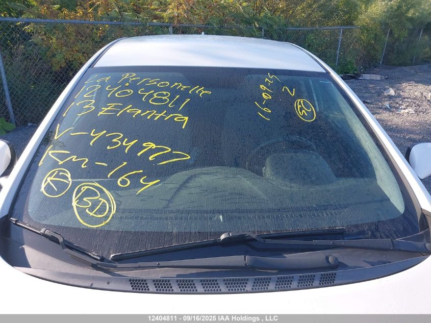 2013 Hyundai Elantra Gls/Limited VIN: 5NPDH4AE8DH434977 Lot: 12404811