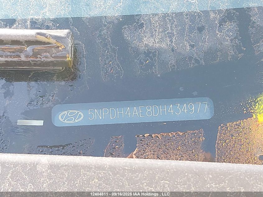 2013 Hyundai Elantra Gls/Limited VIN: 5NPDH4AE8DH434977 Lot: 12404811