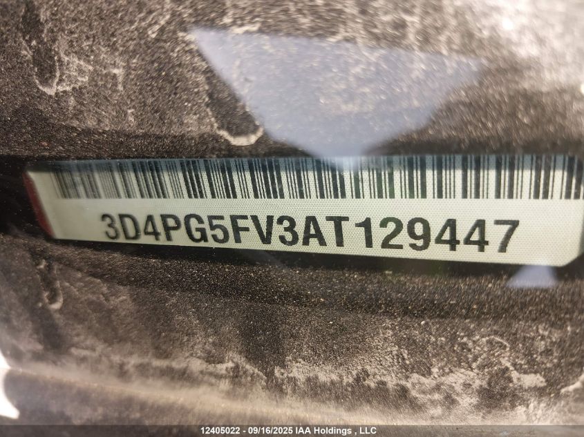 2010 Dodge Journey Sxt VIN: 3D4PG5FV3AT129447 Lot: 12405022