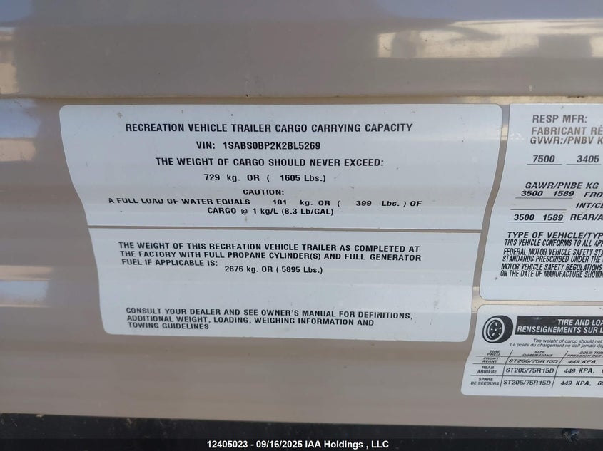 1SABS0BP2K2BL5269 2019   photo no. 9