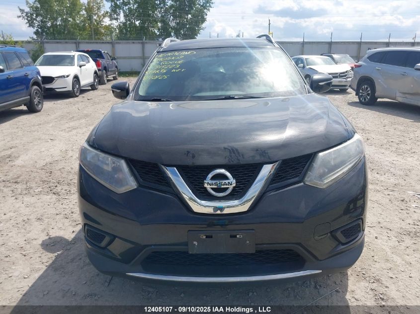 2015 Nissan Rogue S/Sl/Sv VIN: 5N1AT2MT2FC919223 Lot: 12405107