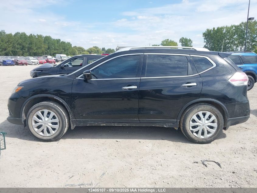 2015 Nissan Rogue S/Sl/Sv VIN: 5N1AT2MT2FC919223 Lot: 12405107