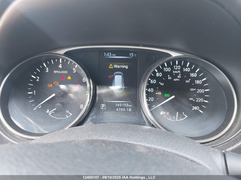 2015 Nissan Rogue S/Sl/Sv VIN: 5N1AT2MT2FC919223 Lot: 12405107