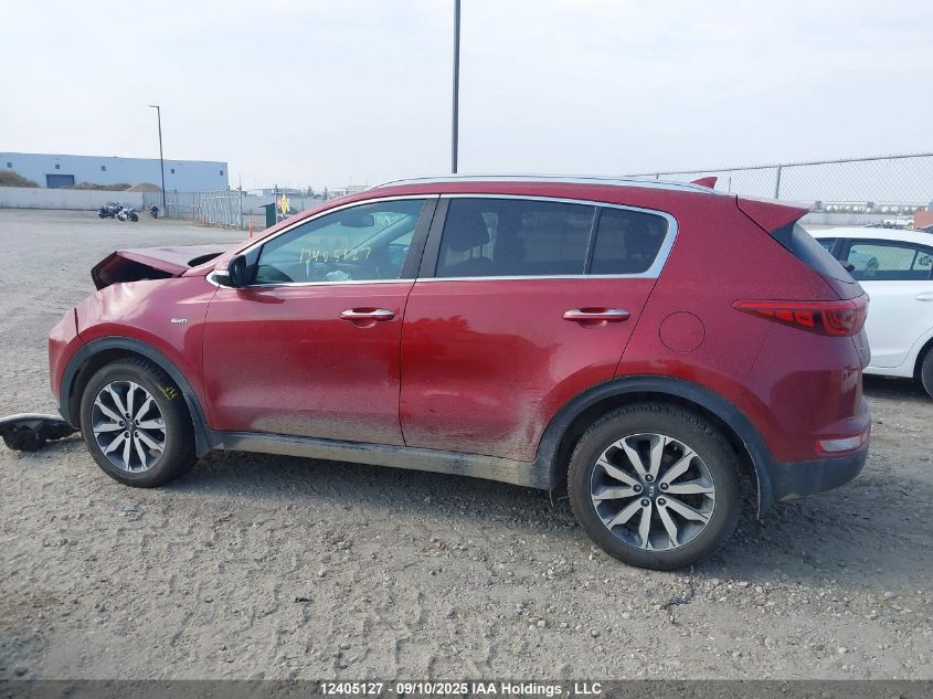 2017 Kia Sportage Ex VIN: KNDPNCAC2H7089941 Lot: 12405127