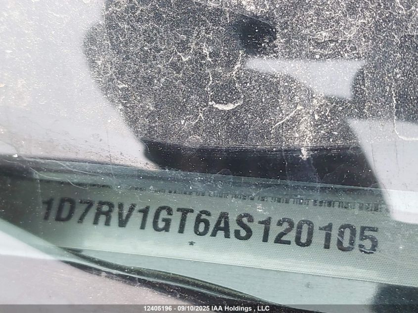 2010 Dodge Ram 1500 VIN: 1D7RV1GT6AS120105 Lot: 12405196