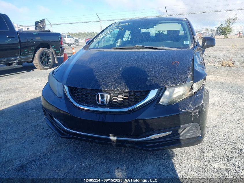 2013 Honda Civic Ex 4Dr VIN: 2HGFB2F5XDH026997 Lot: 12405224