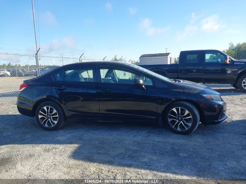 2013 Honda Civic Ex 4Dr VIN: 2HGFB2F5XDH026997 Lot: 12405224