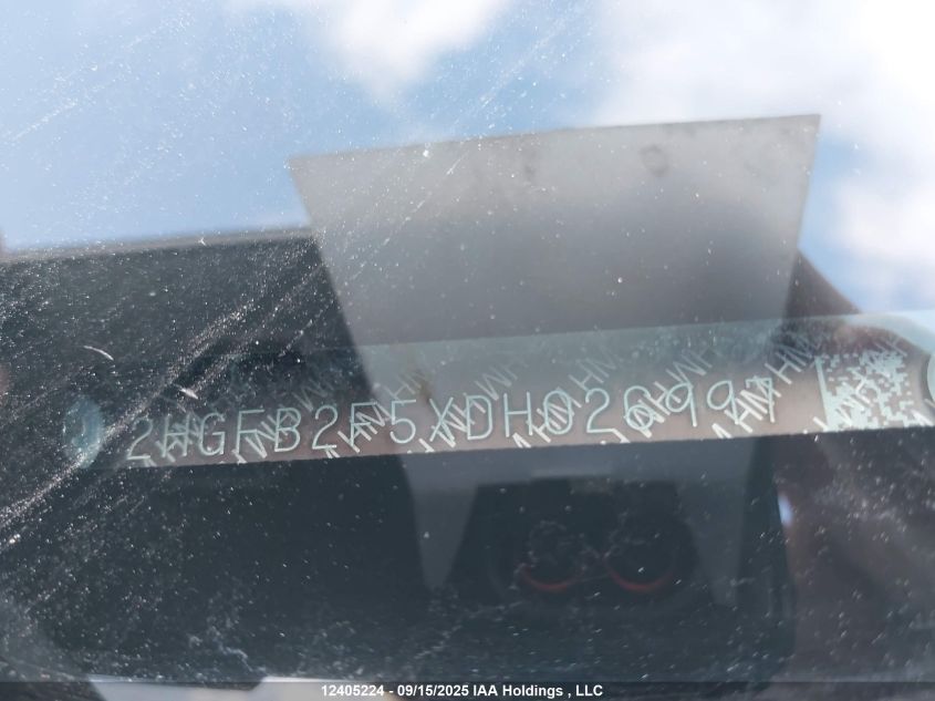 2013 Honda Civic Ex 4Dr VIN: 2HGFB2F5XDH026997 Lot: 12405224