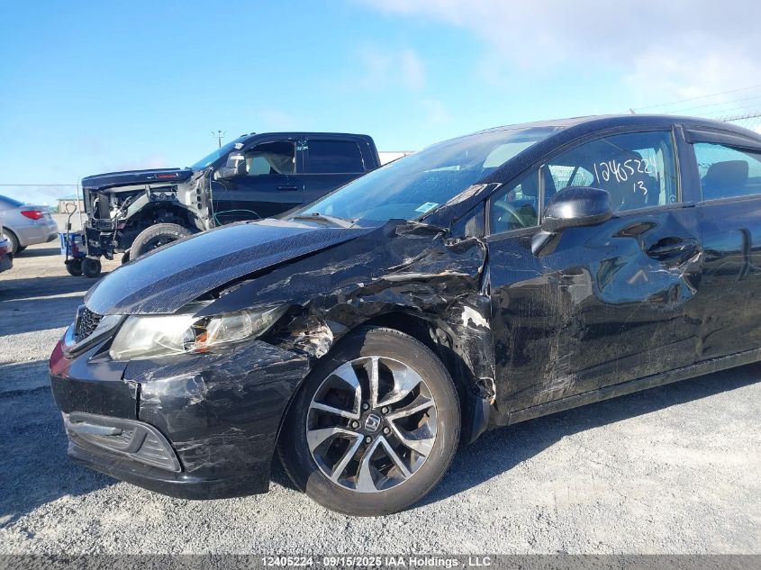 2013 Honda Civic Ex 4Dr VIN: 2HGFB2F5XDH026997 Lot: 12405224