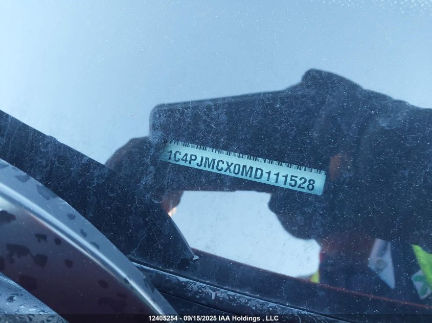 2021 Jeep Cherokee 80Th Anniversary Edition VIN: 1C4PJMCX0MD111528 Lot: 12405254