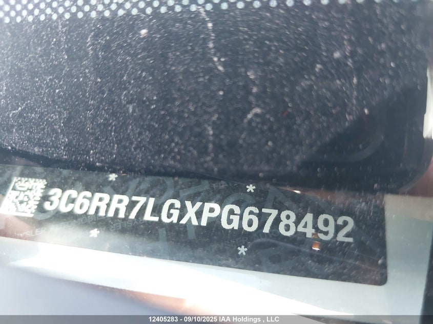 2023 Ram 1500 Classic Slt VIN: 3C6RR7LGXPG678492 Lot: 12405283