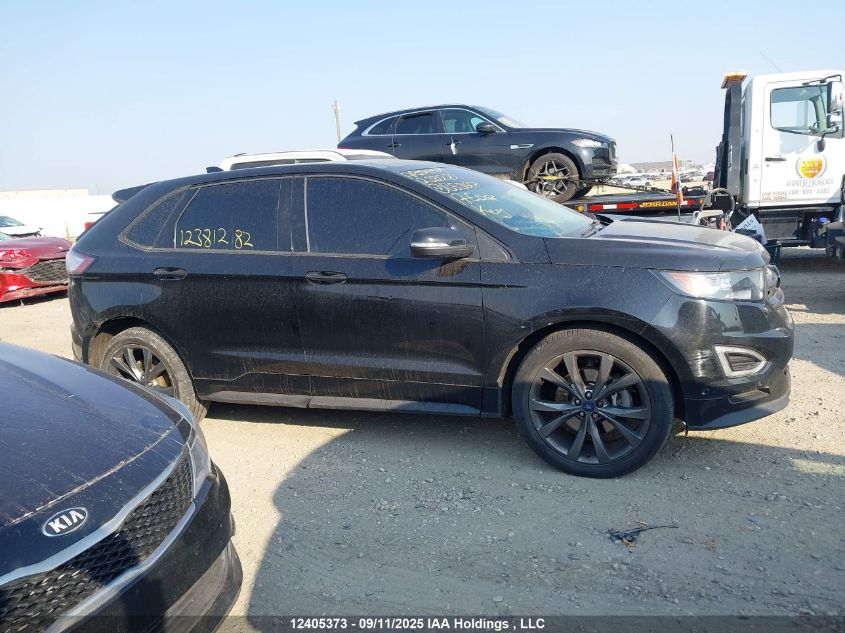 2017 Ford Edge Sport VIN: 2FMPK4AP5HBB53667 Lot: 12405373