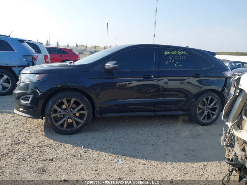 2017 Ford Edge Sport VIN: 2FMPK4AP5HBB53667 Lot: 12405373