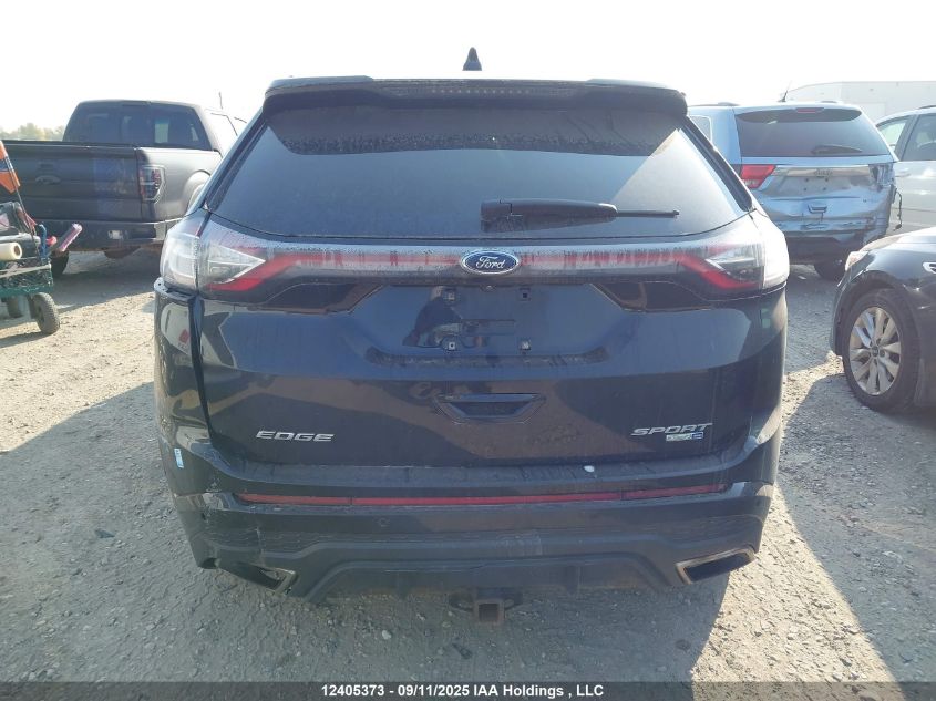 2017 Ford Edge Sport VIN: 2FMPK4AP5HBB53667 Lot: 12405373