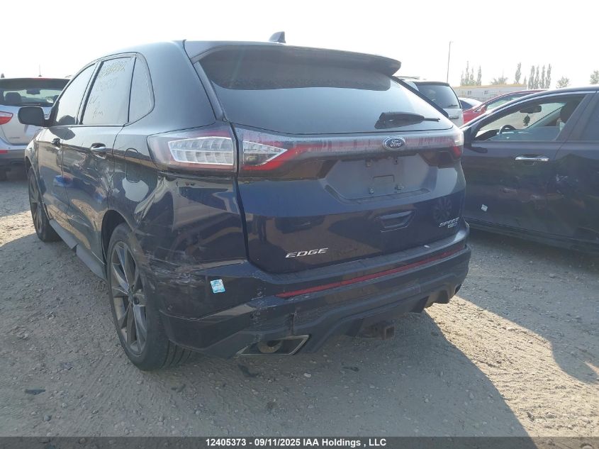 2017 Ford Edge Sport VIN: 2FMPK4AP5HBB53667 Lot: 12405373