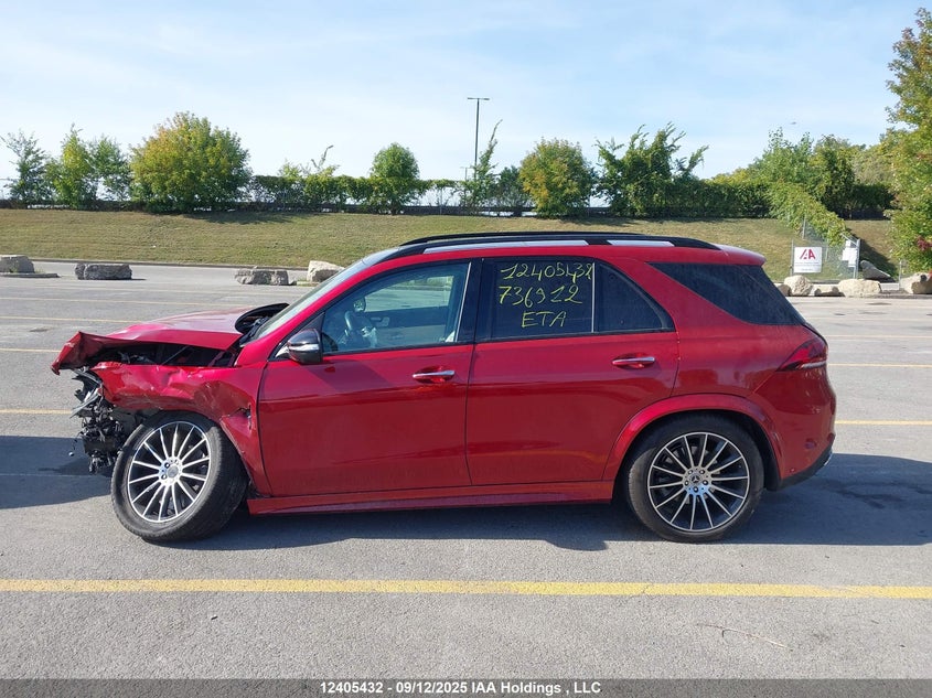 2022 Mercedes-Benz Gle 450 4Matic VIN: 4JGFB5KE7NA736912 Lot: 12405432