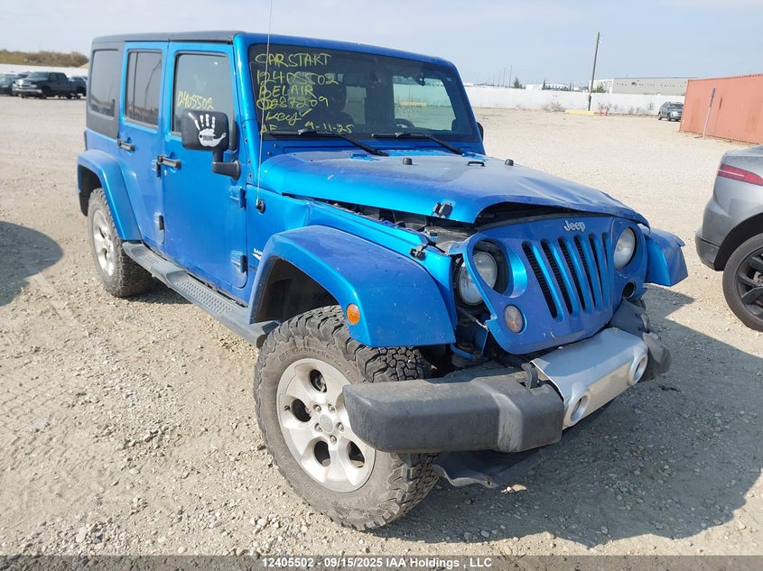 1C4BJWEG5EL287209 2014 Jeep Wrangler Unlimited Sahara auction photo 1