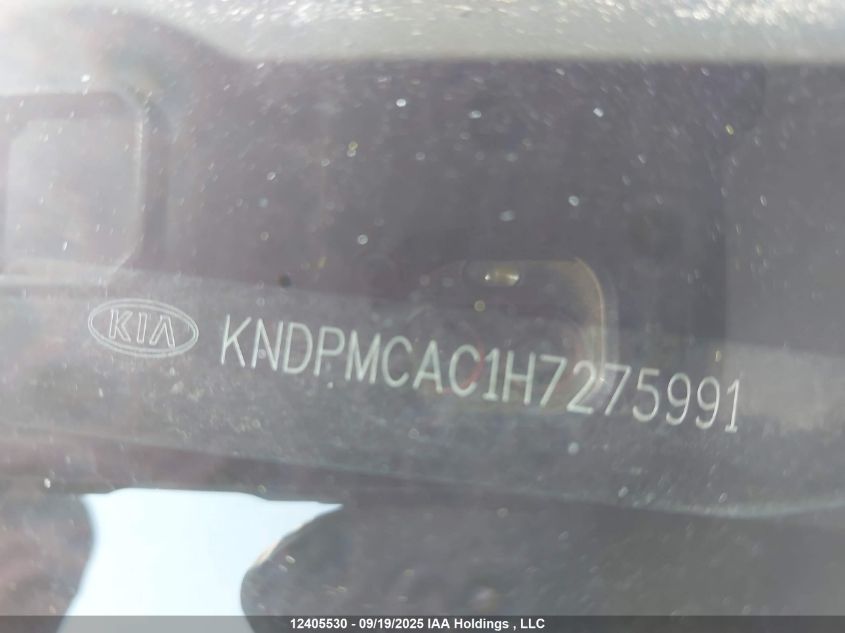 2017 Kia Sportage Lx VIN: KNDPMCAC1H7275991 Lot: 12405530