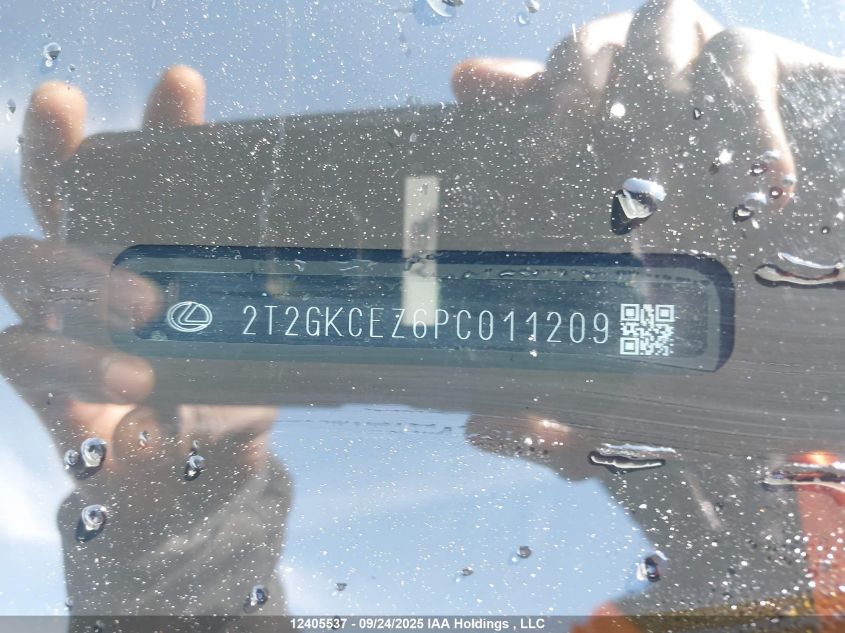 2023 Lexus Nx 350H 350H VIN: 2T2GKCEZ6PC011209 Lot: 12405537