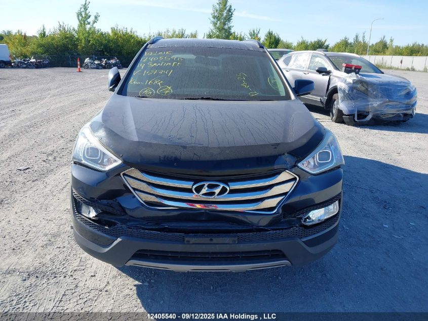 2014 Hyundai Santa Fe VIN: 5XYZU3LB3EG157341 Lot: 12405540