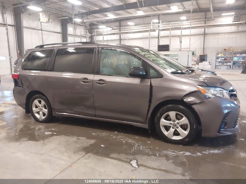 2019 Toyota Sienna Le VIN: 5TDKZ3DC5KS999624 Lot: 12405608