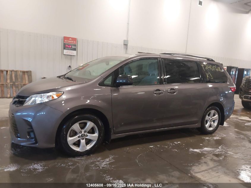 2019 Toyota Sienna Le VIN: 5TDKZ3DC5KS999624 Lot: 12405608