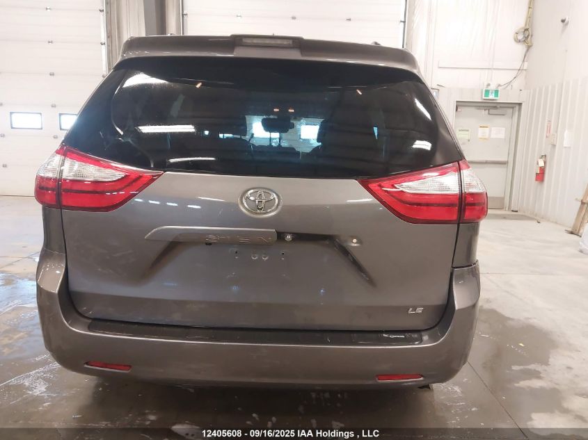 2019 Toyota Sienna Le VIN: 5TDKZ3DC5KS999624 Lot: 12405608