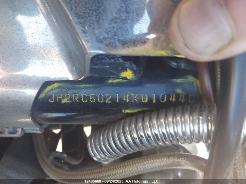 2004 Honda Vt750 Ci VIN: JH2RC50214K010440 Lot: 12405660