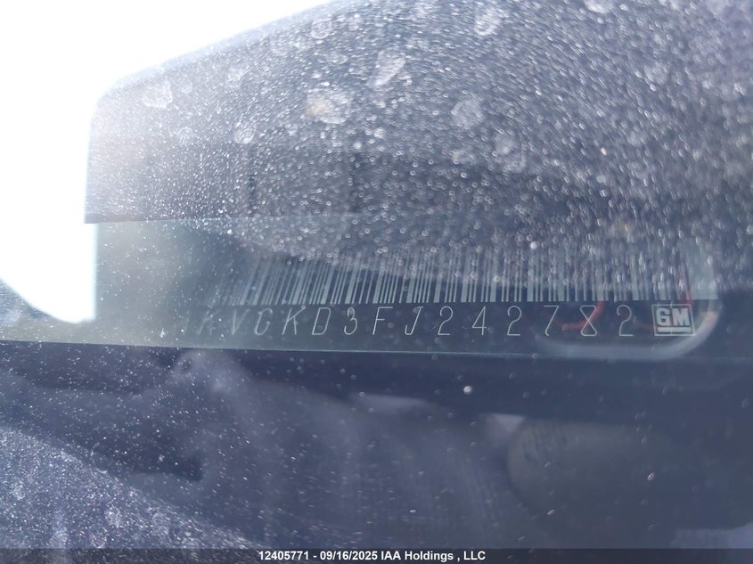 2015 Buick Enclave VIN: 5GAKVCKD3FJ242782 Lot: 12405771