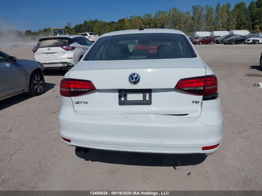 2017 Volkswagen Jetta Sedan VIN: 3VWL17AJ0HM415612 Lot: 12405828
