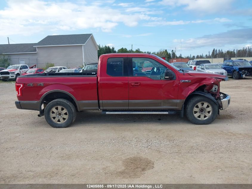 2016 Ford F-150 Lariat VIN: 1FTFX1EF0GFA79508 Lot: 12405885