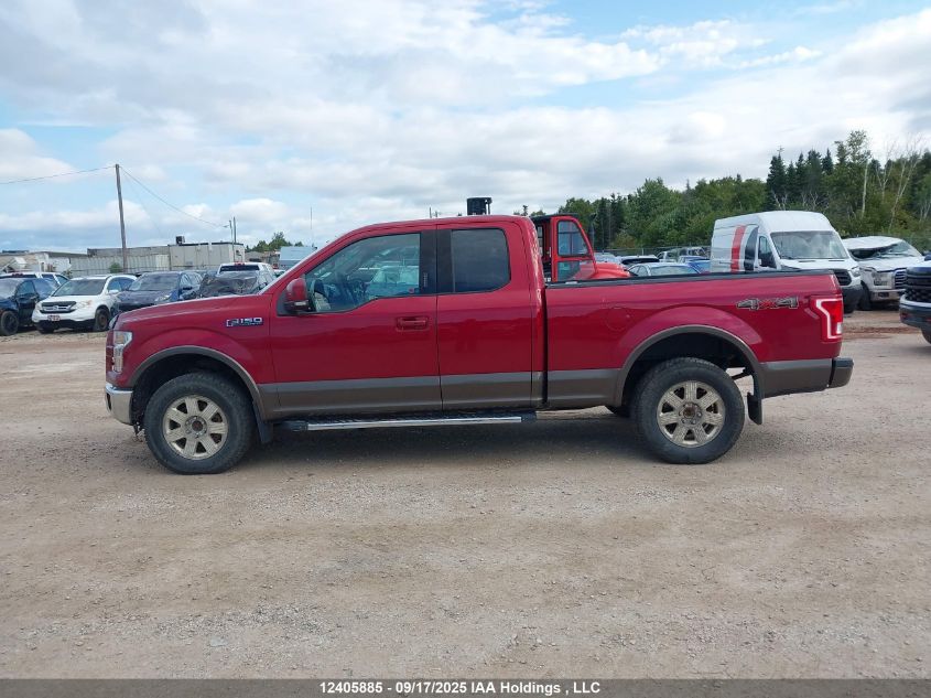 2016 Ford F-150 Lariat VIN: 1FTFX1EF0GFA79508 Lot: 12405885