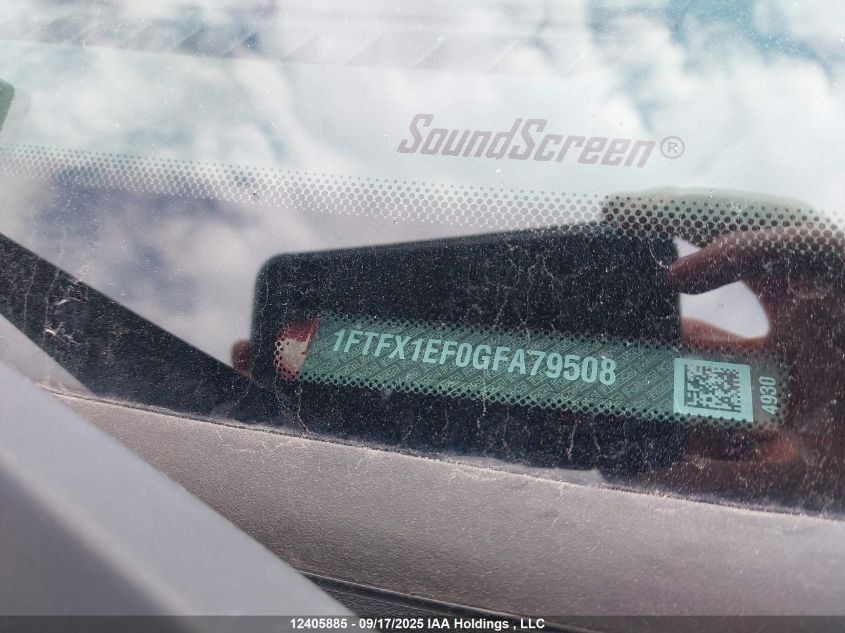 2016 Ford F-150 Lariat VIN: 1FTFX1EF0GFA79508 Lot: 12405885