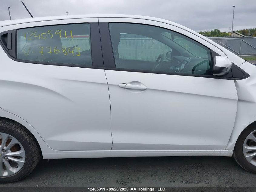 2019 Chevrolet Spark 1Lt VIN: KL8CD6SA9KC776843 Lot: 12405911