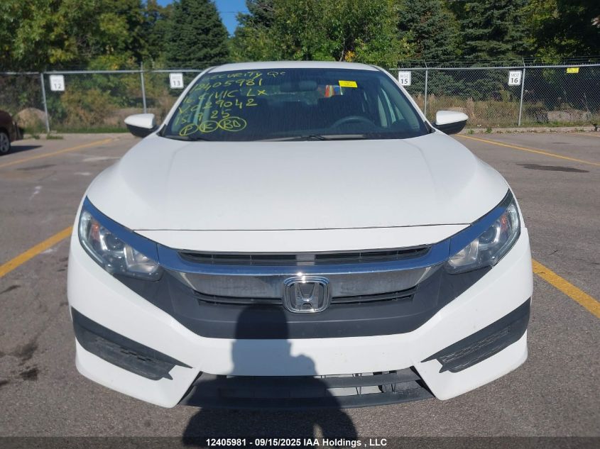 2016 Honda Civic Lx VIN: 2HGFC2F56GH029042 Lot: 12405981