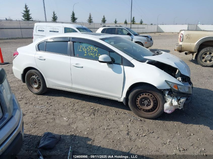 2013 Honda Civic Lx VIN: 2HGFB2F57DH101283 Lot: 12405995