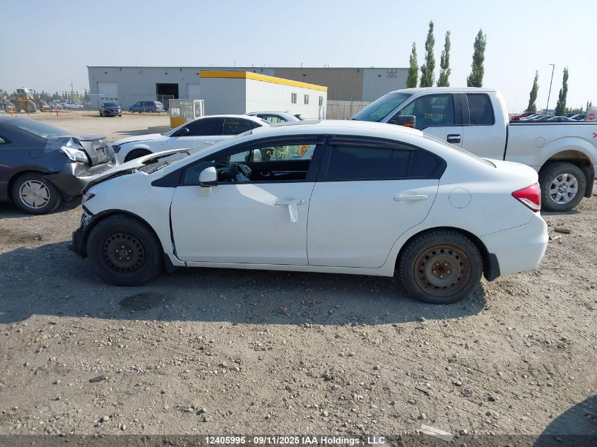 2013 Honda Civic Lx VIN: 2HGFB2F57DH101283 Lot: 12405995