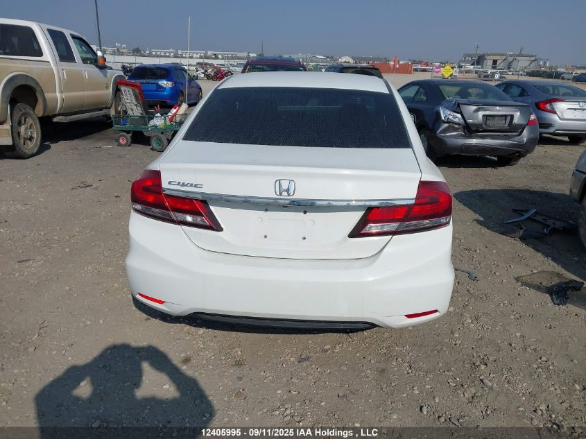 2013 Honda Civic Lx VIN: 2HGFB2F57DH101283 Lot: 12405995