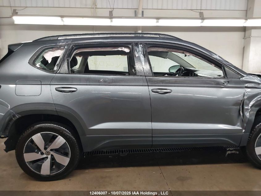 2025 Volkswagen Taos S VIN: 3VV8C7B29SM029225 Lot: 12406007