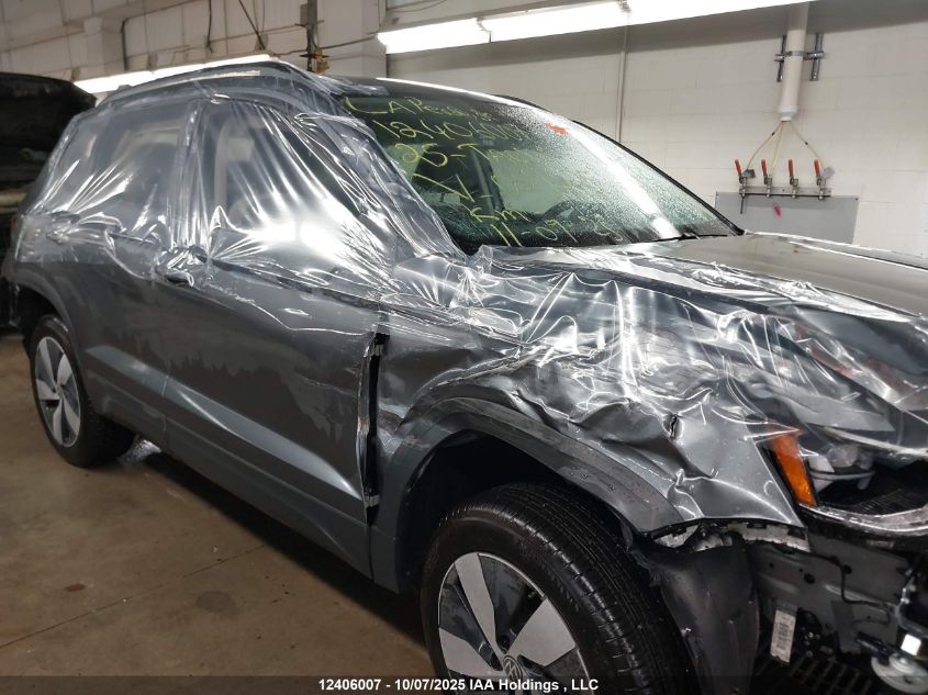 2025 Volkswagen Taos S VIN: 3VV8C7B29SM029225 Lot: 12406007