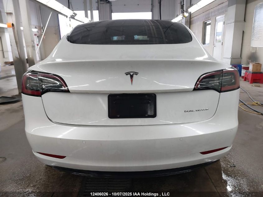 2022 Tesla Model 3 VIN: 5YJ3E1EB9NF113419 Lot: 12406026