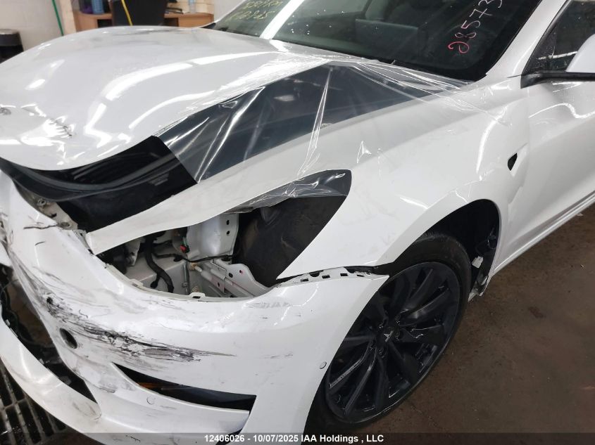 2022 Tesla Model 3 VIN: 5YJ3E1EB9NF113419 Lot: 12406026