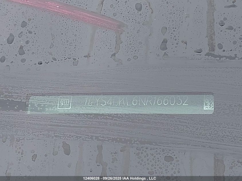 2022 Cadillac Escalade Premium Luxury Platinum VIN: 1GYS4DKL6NR166032 Lot: 12406028