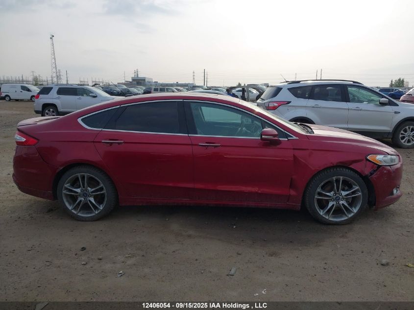 2015 Ford Fusion Titanium VIN: 3FA6P0D9XFR285657 Lot: 12406054