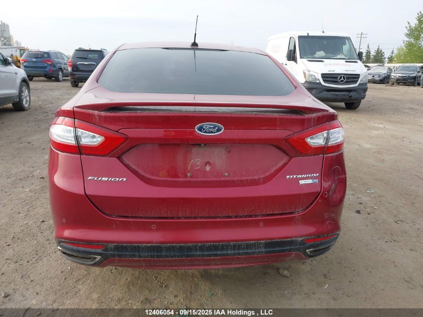 2015 Ford Fusion Titanium VIN: 3FA6P0D9XFR285657 Lot: 12406054