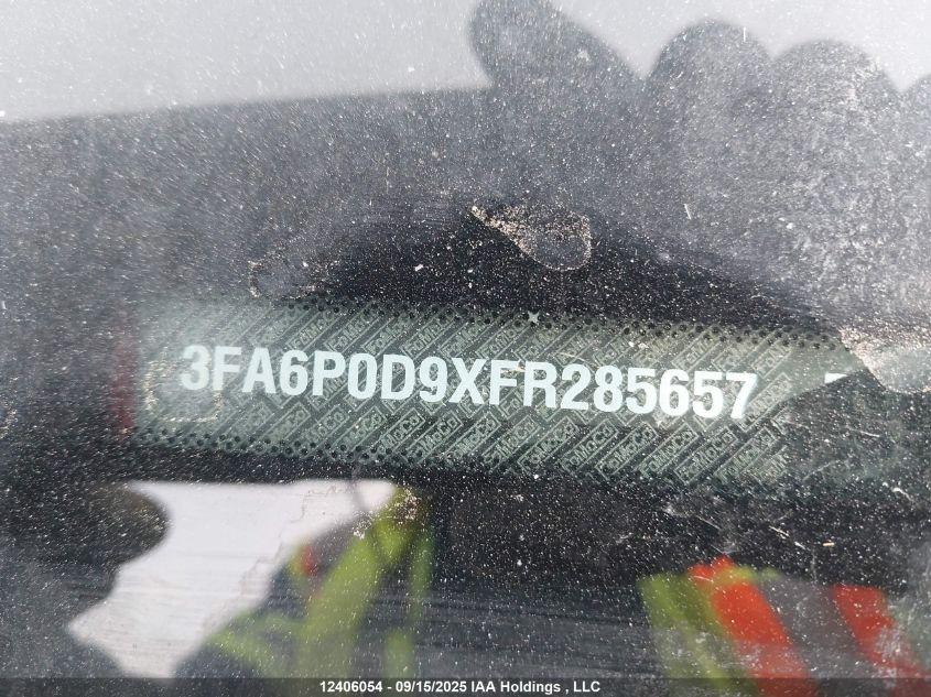 2015 Ford Fusion Titanium VIN: 3FA6P0D9XFR285657 Lot: 12406054