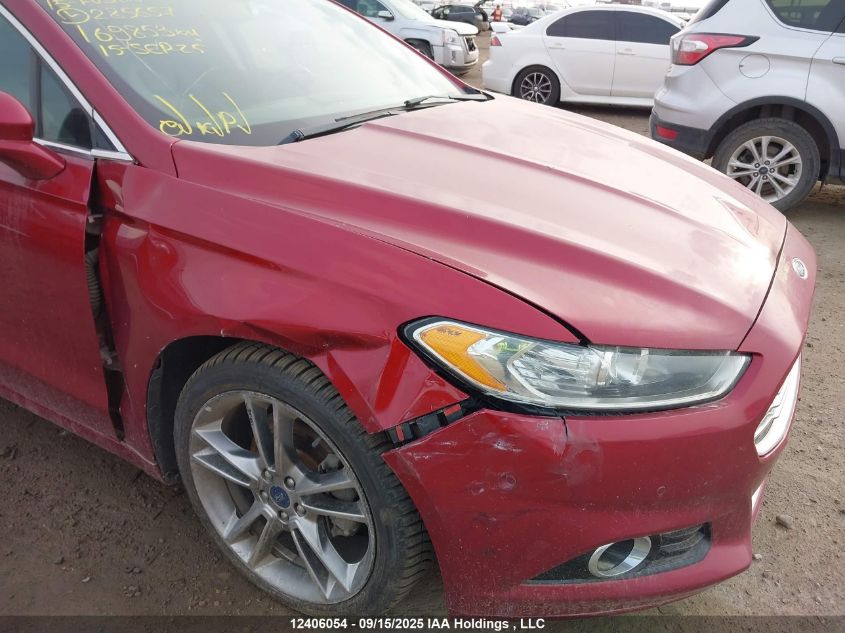 2015 Ford Fusion Titanium VIN: 3FA6P0D9XFR285657 Lot: 12406054
