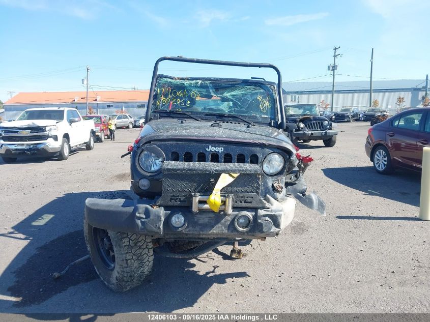 2018 Jeep Wrangler Jk Sport VIN: 1C4AJWAGXJL802958 Lot: 12406103