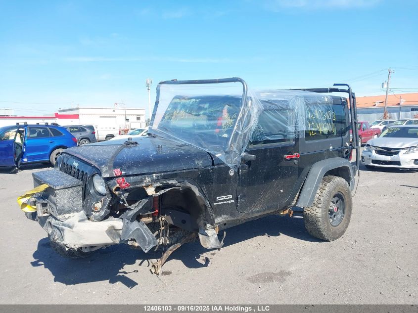 2018 Jeep Wrangler Jk Sport VIN: 1C4AJWAGXJL802958 Lot: 12406103