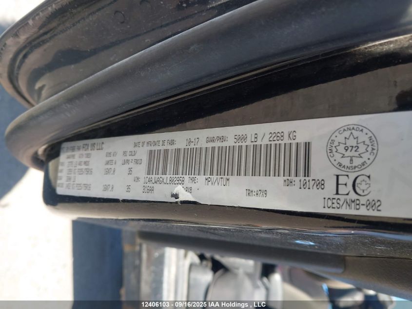 2018 Jeep Wrangler Jk Sport VIN: 1C4AJWAGXJL802958 Lot: 12406103